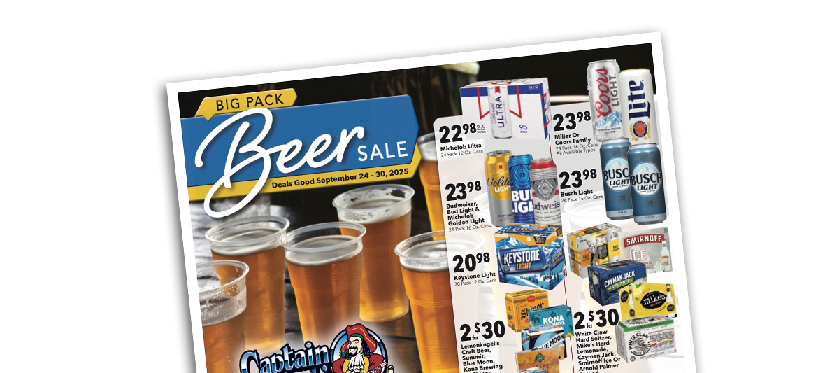 Captain Jack's - Big Pack Beer Sale